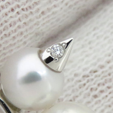 TASAKI TASAKI デインジャー ネオ ダイヤモンド パヴェ E-4388-18KWG パールホワイトXホワイトゴールド K18WG パール ダイヤモンド ピアス あこや真珠 750WG