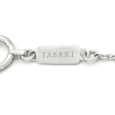 TASAKI TASAKI デインジャー ファング P-17202-18KWG パールホワイトXホワイトゴールド K18WG パール ネックレス パヴェダイヤ 750WG 18K