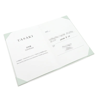 TASAKI TASAKI デインジャー ファング P-17202-18KWG パールホワイトXホワイトゴールド K18WG パール ネックレス パヴェダイヤ 750WG 18K