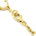 ヴァンクリーフアーペル Van Cleef & Arpels ヴィンテージアルハンブラ ブレスレット VCARA41800 パールホワイト×イエローゴールド K18YG マザーオブ パール ブレスレット 750YG 18金 5モチーフ