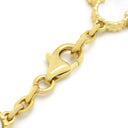 ヴァンクリーフアーペル Van Cleef & Arpels ヴィンテージアルハンブラ ブレスレット VCARA41800 パールホワイト×イエローゴールド K18YG マザーオブ パール ブレスレット 750YG 18金 5モチーフ