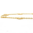 ヴァンクリーフアーペル Van Cleef & Arpels ヴィンテージ アルハンブラ 10モチーフ VCARA42800 パールホワイト×イエローゴールド K18YG マザーオブパール ネックレス 白 18K 750YG