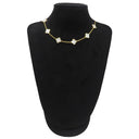 ヴァンクリーフアーペル Van Cleef & Arpels ヴィンテージ アルハンブラ 10モチーフ VCARA42800 パールホワイト×イエローゴールド K18YG マザーオブパール ネックレス 白 18K 750YG