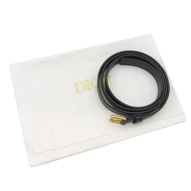 クリスチャン・ディオール Christian Dior オブリーク ウエストポーチ ネイビー キャンバス ウエストバッグ ヴィンテージ金具 紺 ジャガード