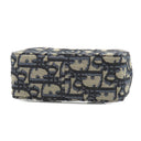 クリスチャン・ディオール Christian Dior オブリーク ウエストポーチ ネイビー キャンバス ウエストバッグ ヴィンテージ金具 紺 ジャガード