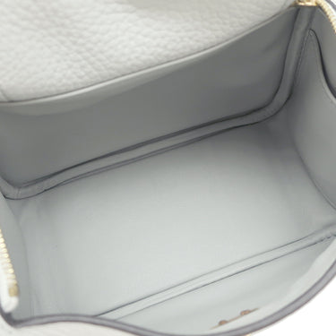 エルメス HERMES リンディ ミニ 20 ブルーベール トリヨンクレマンス ショルダーバッグ シルバー金具 ブルーグレー