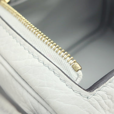 エルメス HERMES リンディ ミニ 20 ブルーベール トリヨンクレマンス ショルダーバッグ シルバー金具 ブルーグレー