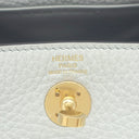 エルメス HERMES リンディ ミニ 20 ブルーベール トリヨンクレマンス ショルダーバッグ シルバー金具 ブルーグレー