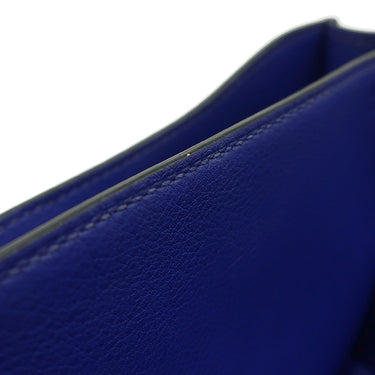 エルメス HERMES コンスタンス3 ミニ ブルーエレクトリック スイフト ショルダーバッグ シルバー金具 青