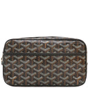 ゴヤール GOYARD カップヴェールPM ブラック ゴヤールディンキャンバス シュヴロッシュカーフスキン ショルダーバッグ シルバー金具 ヘリンボーン柄