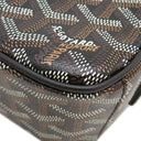 ゴヤール GOYARD カップヴェールPM ブラック ゴヤールディンキャンバス シュヴロッシュカーフスキン ショルダーバッグ シルバー金具 ヘリンボーン柄
