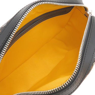 ゴヤール GOYARD カップヴェールPM ブラック ゴヤールディンキャンバス シュヴロッシュカーフスキン ショルダーバッグ シルバー金具 ヘリンボーン柄