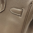 エルメス HERMES バーキン30 エトゥープ トリヨンクレマンス ハンドバッグ ゴールド金具 グレージュ