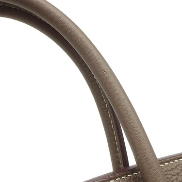 エルメス HERMES バーキン30 エトゥープ トリヨンクレマンス ハンドバッグ ゴールド金具 グレージュ