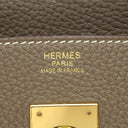 エルメス HERMES バーキン30 エトゥープ トリヨンクレマンス ハンドバッグ ゴールド金具 グレージュ