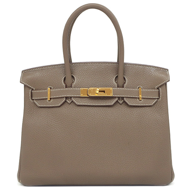 エルメス HERMES バーキン30 エトゥープ トリヨンクレマンス
