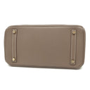 エルメス HERMES バーキン30 エトゥープ トリヨンクレマンス ハンドバッグ ゴールド金具 グレージュ