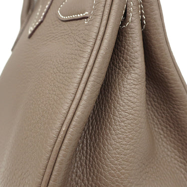 エルメス HERMES バーキン30 エトゥープ トリヨンクレマンス ハンドバッグ ゴールド金具 グレージュ