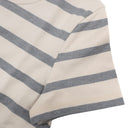 エルメス HERMES ストレートTシャツ アイボリー×グレー×ブラック コットン 13195 半袖Ｔシャツ 【BRIDES de GALA/ブリッド ドゥ ガラ】