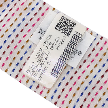 エルメス HERMES ツイリー ホワイト×ブルー×ローズ シルク スカーフ 新品 未使用【CHEVALOSCOPE NEON/シュヴァロスコープ ネオン】