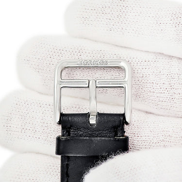エルメス HERMES 純正アップルウォッチ用 ドゥブルトゥー ブラック スイフト 腕時計パーツ レザー ベルト 黒 20ｍｍ 尾錠付き 金具付き