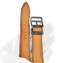 エルメス HERMES 純正 アップルウォッチ用 シンプルトゥール ブラック カーフ ステンレススチール ブラックPVD加工 腕時計パーツ ストラップ ベルト 20ｍｍ ブラック 尾錠付 PVD 金具付