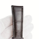 ブランパン BLANCPAIN ブラウン クロコダイル 腕時計パーツ 新品同様 純正 替え クロコ レザー 本革 ベルト バンド マット 艶なし 予備 交換 22ｍｍ ブラウン こげ茶