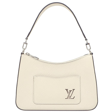 ルイヴィトン LOUIS VUITTON マレル M80688 クオーツ エピレザー 2WAYバッグ シルバー金具 アイボリー ショルダー