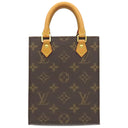 ルイヴィトン LOUIS VUITTON プティット サックプラ M81295 モノグラム モノグラムキャンバス 2WAYバッグ ゴールド金具 茶 ハンドバッグ ショルダーバッグ