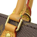 ルイヴィトン LOUIS VUITTON プティット サックプラ M81295 モノグラム モノグラムキャンバス 2WAYバッグ ゴールド金具 茶 ハンドバッグ ショルダーバッグ