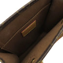 ルイヴィトン LOUIS VUITTON プティット サックプラ M81295 モノグラム モノグラムキャンバス 2WAYバッグ ゴールド金具 茶 ハンドバッグ ショルダーバッグ