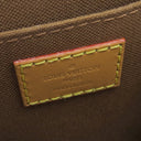 ルイヴィトン LOUIS VUITTON プティット サックプラ M81295 モノグラム モノグラムキャンバス 2WAYバッグ ゴールド金具 茶 ハンドバッグ ショルダーバッグ