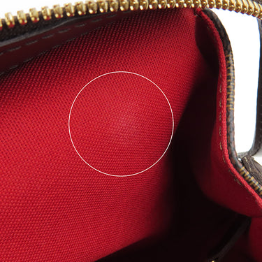 ルイヴィトン LOUIS VUITTON チェルシー N51119 ダミエエベヌ ダミエキャンバス トートバッグ ゴールド金具 茶