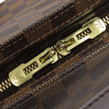 ルイヴィトン LOUIS VUITTON チェルシー N51119 ダミエエベヌ ダミエキャンバス トートバッグ ゴールド金具 茶