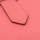 エルメス HERMES ベアンスフレ ローズリップスティック シェーブル 長財布 シルバー金具 二つ折り財布