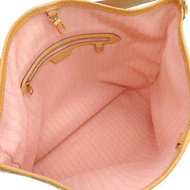 ルイヴィトン LOUIS VUITTON ディライトフル MM N41448 ダミエアズール ダミエアズールキャンバス ショルダーバッグ ゴールド金具 白