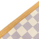 ルイヴィトン LOUIS VUITTON ディライトフル MM N41448 ダミエアズール ダミエアズールキャンバス ショルダーバッグ ゴールド金具 白