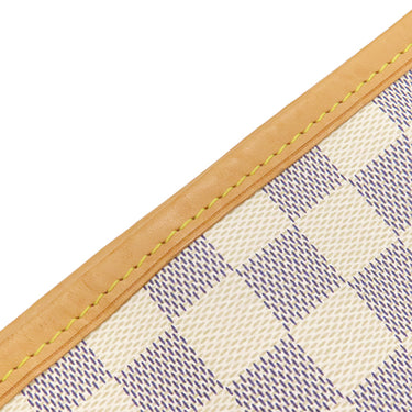 ルイヴィトン LOUIS VUITTON ディライトフル MM N41448 ダミエアズール ダミエアズールキャンバス ショルダーバッグ ゴールド金具 白