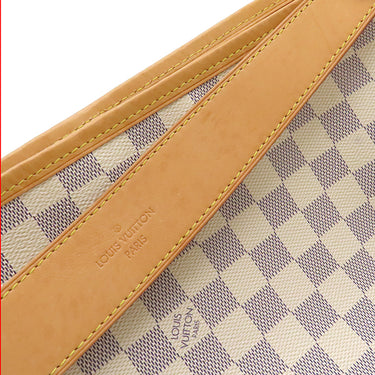ルイヴィトン LOUIS VUITTON ディライトフル MM N41448 ダミエアズール ダミエアズールキャンバス ショルダーバッグ ゴールド金具 白