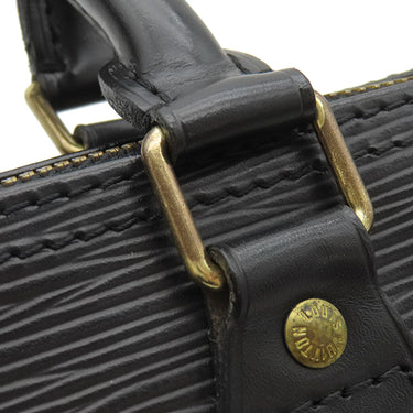 ルイヴィトン LOUIS VUITTON スピーディ25 M59032 ノワール エピレザー ハンドバッグ ゴールド金具 黒 ボストンバッグ 鍵/パドロック欠品