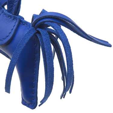 エルメス HERMES ロデオPM ブルーフランス アニューミロ バッグチャーム 青 ソーブルー