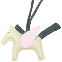 エルメス HERMES ロデオPM ペガサス クレ×ヴェールシプレ×モーヴペール アニューミロ バッグチャーム オフホワイト 緑 ピンク