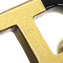 エルメス HERMES シュル メールPM ベージュ×ブラック×ゴールド GP バッファローホーン ピアス ゴールド金具