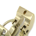 シャネル CHANEL ココマーク フープピアス AB6747 シャンパンゴールド メタル ラインストーン ピアス CCマーク