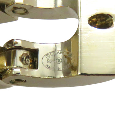 シャネル CHANEL ココマーク フープピアス AB6747 シャンパンゴールド メタル ラインストーン ピアス CCマーク