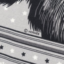 エルメス HERMES カレ65 CARRE グリクレール×ブラック×ホワイト カシミヤ シルク スカーフ 新品 未使用【GRRRRR!/ガルルルルル!】