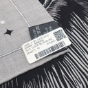 エルメス HERMES カレ65 CARRE グリクレール×ブラック×ホワイト カシミヤ シルク スカーフ 新品 未使用【GRRRRR!/ガルルルルル!】