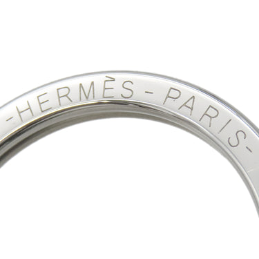 エルメス HERMES カルメン ウノドス モーヴペール×ヴェールシプレ ラムスキン キーリング シルバー金具 ピンク 緑 フリンジ キーホルダー