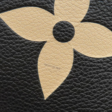 ルイヴィトン LOUIS VUITTON オンザゴーGM M45945 ブラック×ベージュ モノグラムアンプラント 2WAYバッグ ゴールド金具 黒 ハンドバッグ ショルダーバッグ