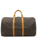 ルイヴィトン LOUIS VUITTON キーポル 50 M41426 モノグラム モノグラムキャンバス ボストンバッグ ゴールド金具 茶 鍵/パドロック/ネームタグ/ポワニエ欠品